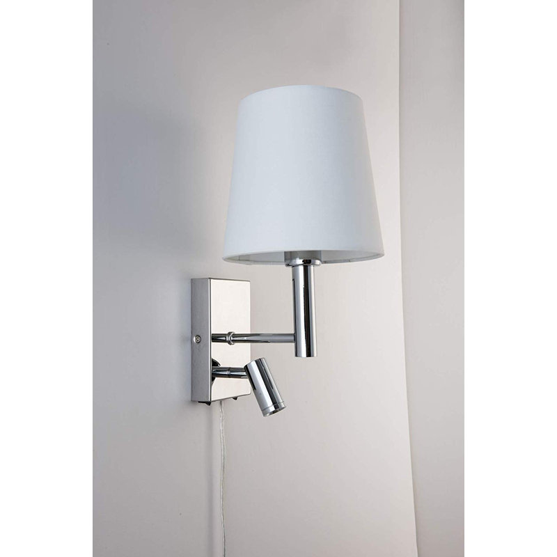 Pierron Iron LED Plug-in Swing Arm Sconce