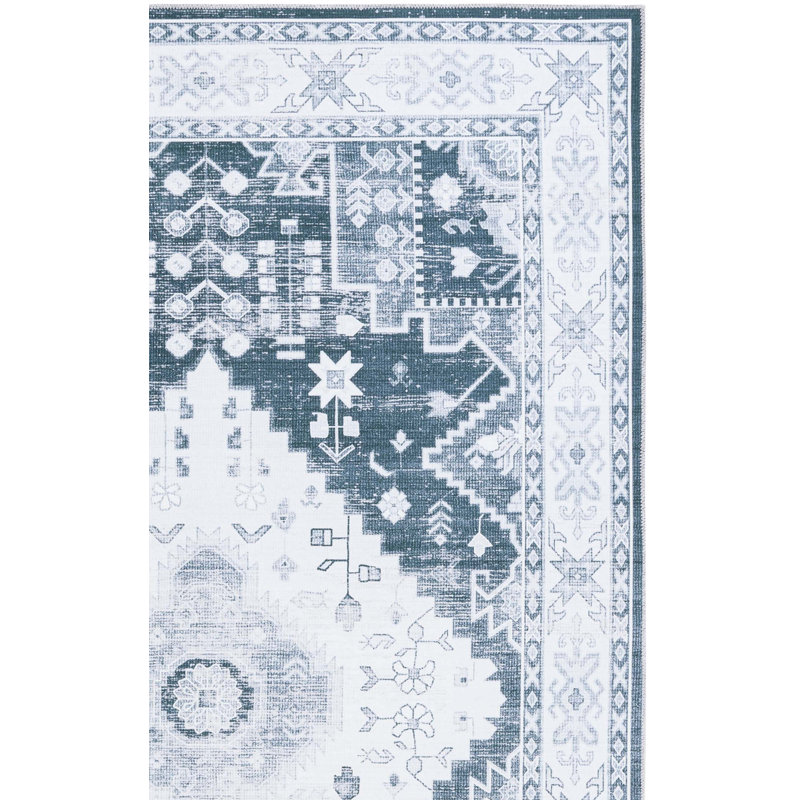 Meeghan Performance Machine Washable Oriental Rug, Rectangle 4' x 6'