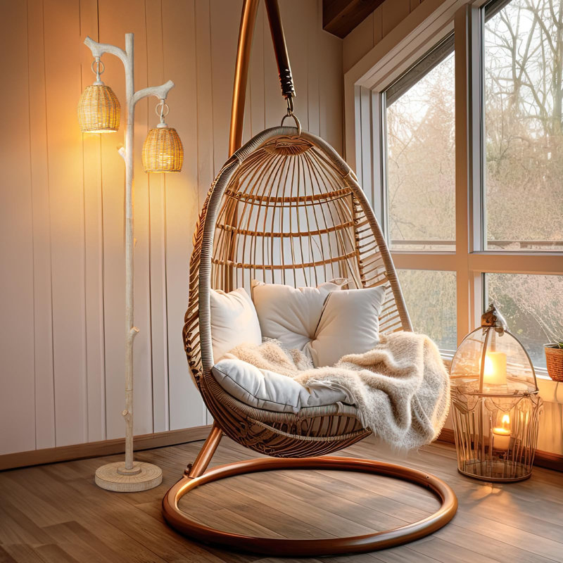 Gagner 65'' Tree Floor Lamp, Washed White