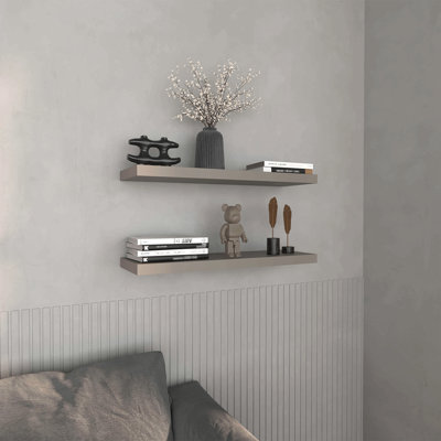 Tablettes flottantes H 1,50 po, 2 tablettes