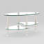 Table basse 3 couches en verre trempé