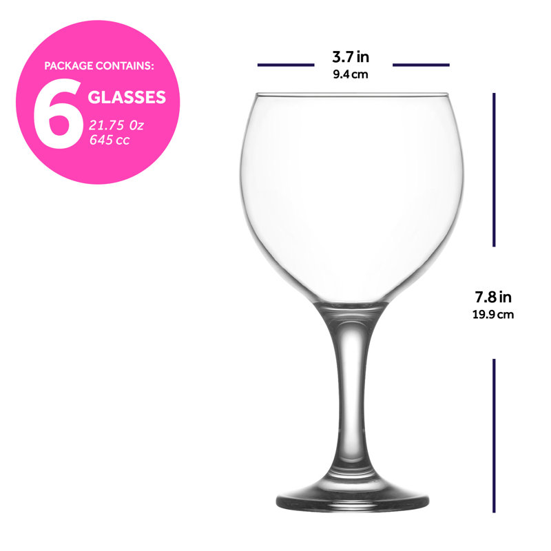 Misket 21.75oz. Gin Balloon Glass Set
