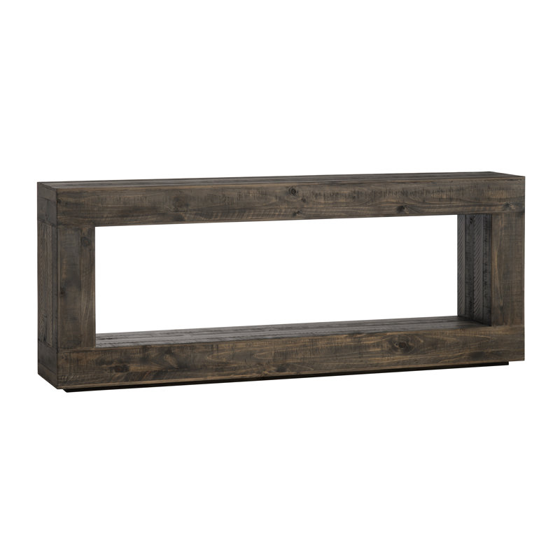 Console en bois de pin massif 80 po
