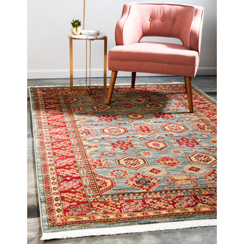Azar Oriental Indoor Rug, Rectangle 4'1" x 6'1"