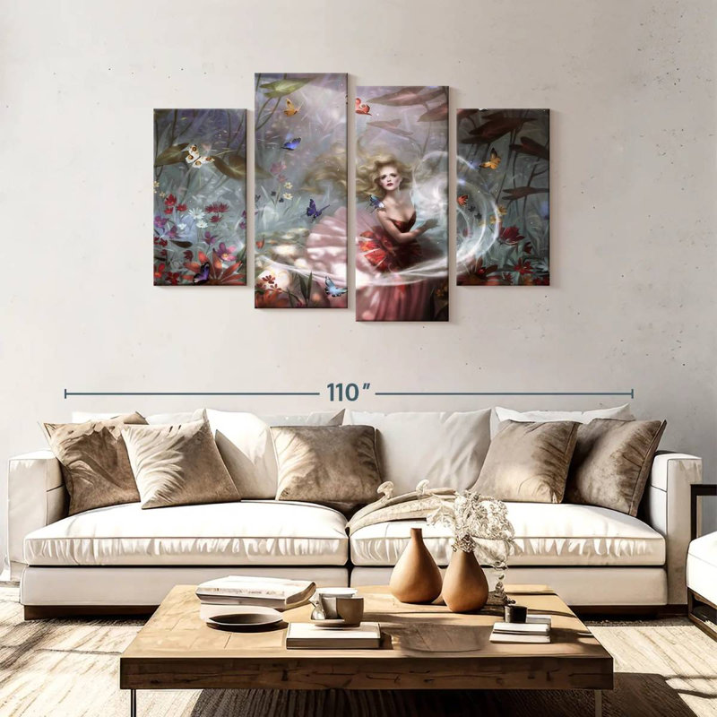 Kelan Make A Wish Fairy, 48" H x 75" W