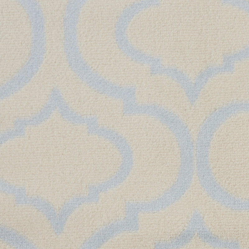 Tapis gris tissé à la machine 5 pi