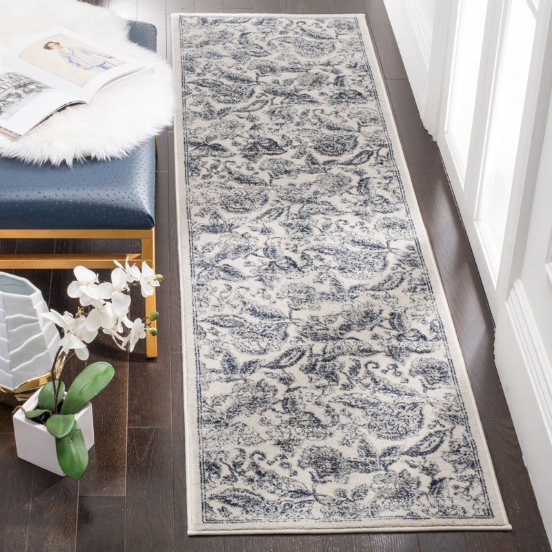Carnegie Performance Floral Rug, Runner 2'3" x 8'