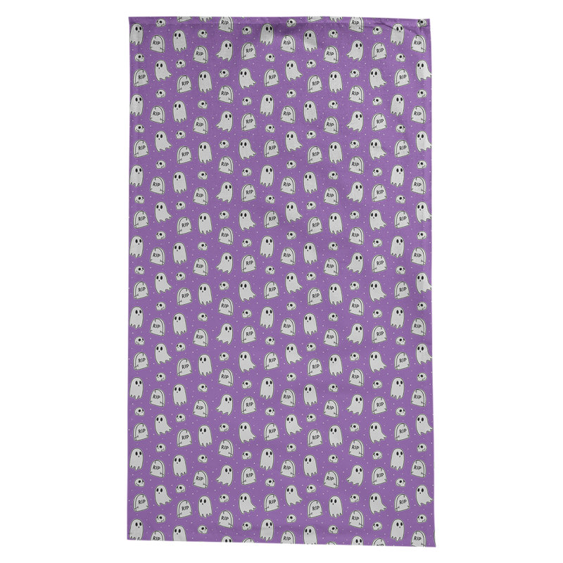 Nappe à motif géométrique avicia, Mauve / Blanc