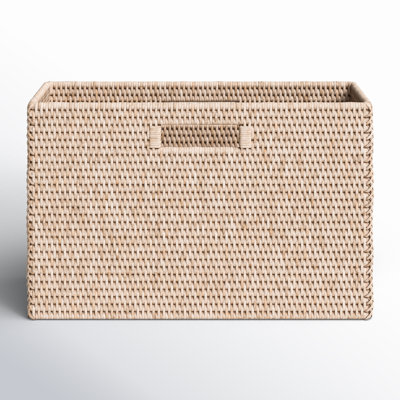 Rattan Free Standing Magazine Rack