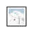 Satin Black Single Picture Framed, Solid Wood