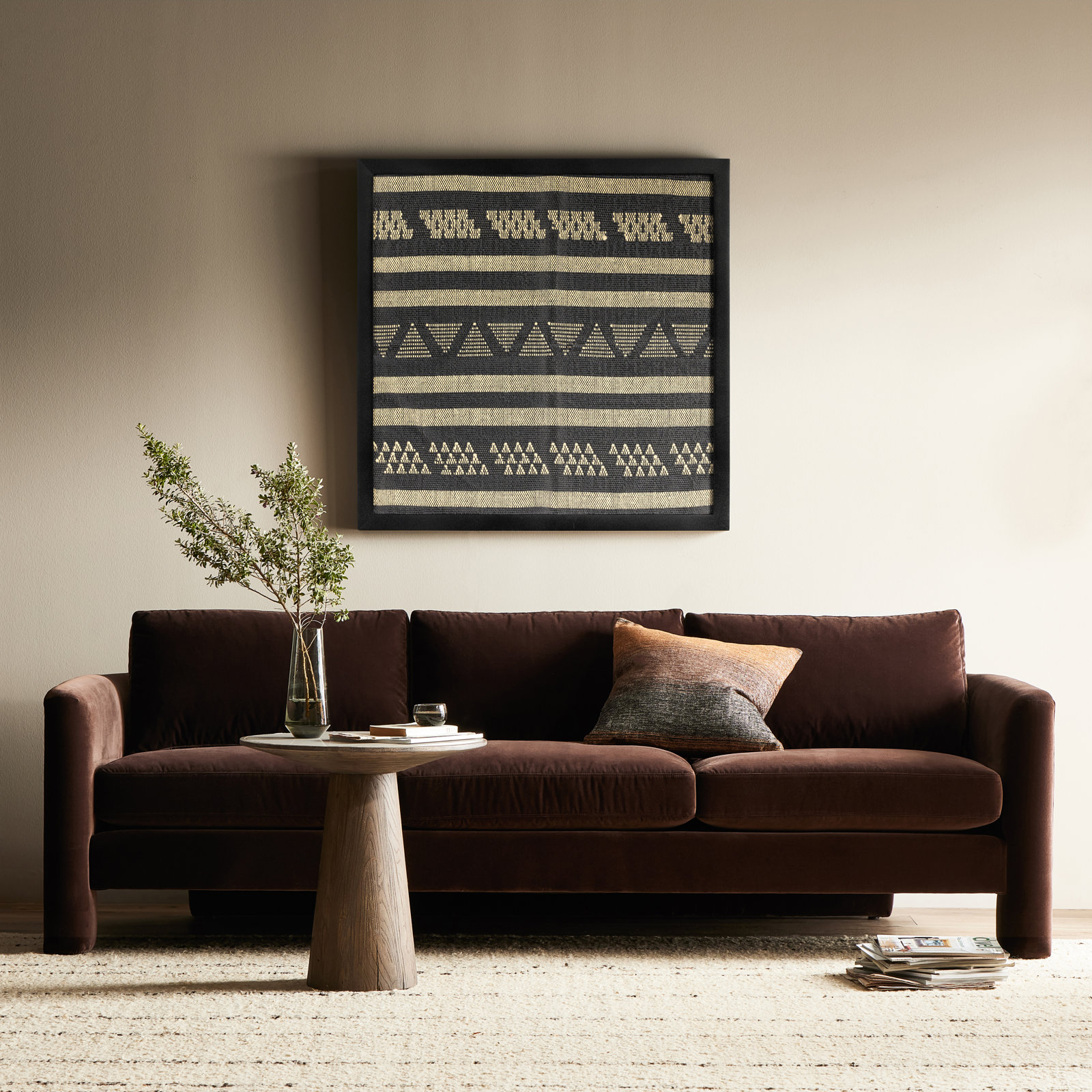 Ensley 96.5'' Upholstered Sofa, Surrey Cocoa