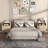 Fluted Nightstand Set of 2, 18" Modern Side Table, 2 Drawers End Table with Storage, Bedside for Bedroom, Living Room, Curved Profile Design-998775816-998775822