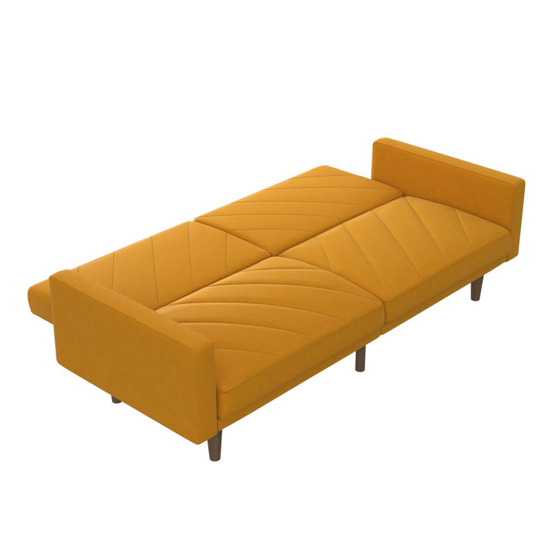 Kermit 3 Seater Linen Sleeper, Mustard