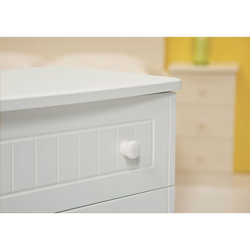Fully Assembled Saxena 2 Drawer Bedside Table