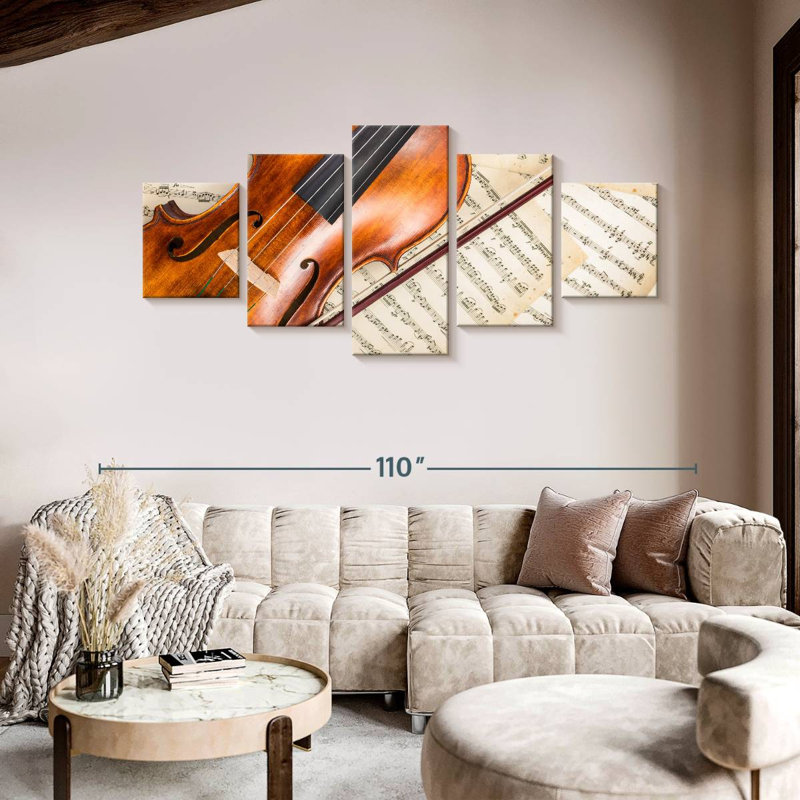 Violin, 42" H x 92" W