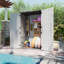 4.4 ft. W x 2.5 ft. D 1800L Vertical Storage Sheds Outdoor Waterproof with Floor-743882321