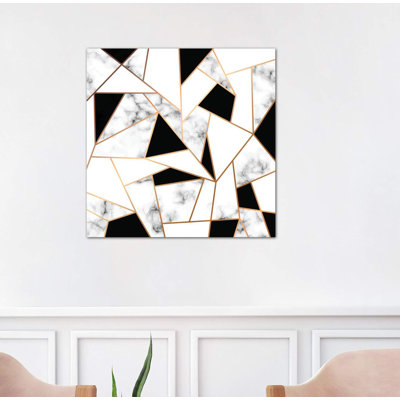 Marble Mosaic - Wrapped Canvas Print