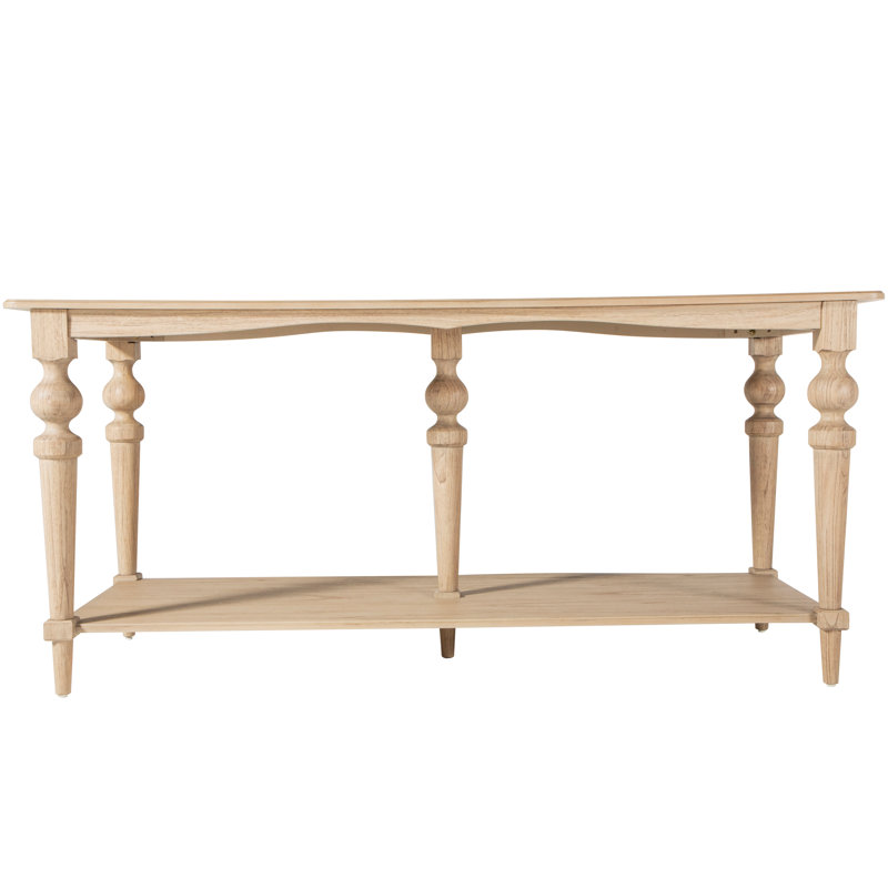 Nirvana 76.63" Solid Wood Console Table