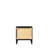 Chelsie Black Finish Nightstand