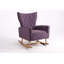Chaise berçante en bois massif et manufacturé-91886262