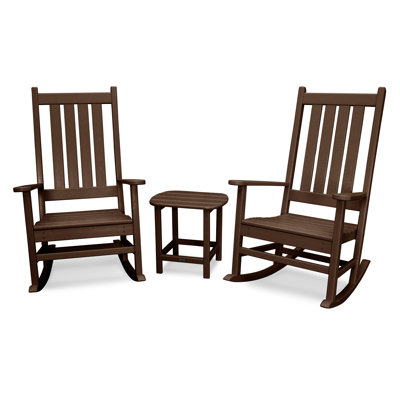 POLYWOOD Vineyard 3-Piece Rocking Set