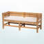 Banc d'appoint tissé à la main Elron en brun naturel Elron