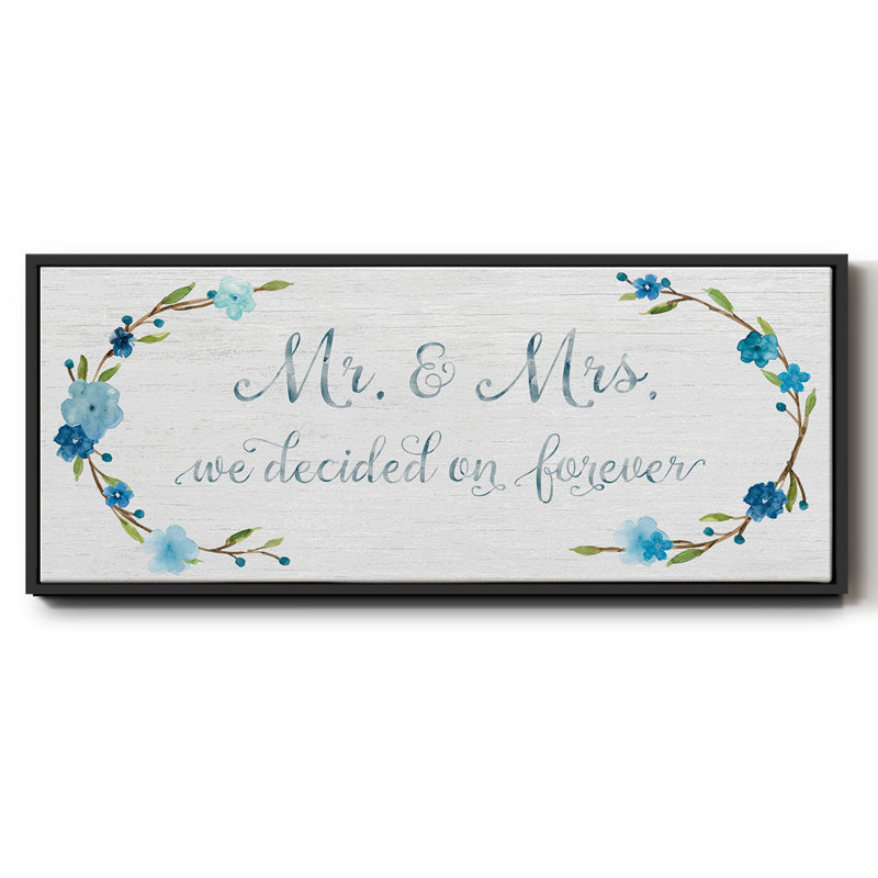 Forever - toile encadrée, H 20 po x l 50 po