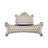 Upholstered Faux Leather Scalloped Bed-71278459-105481195