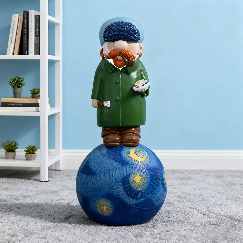 Grande sculpture de sol Van Gogh - nuit étoilée