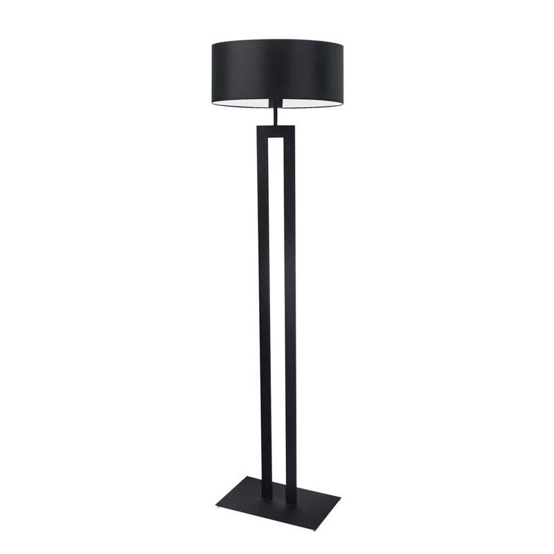 Artimizia 161cm Traditional Floor Lamp, Black, Black