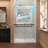 43"-48" W x 76" H Brushed Nickel Reversible Installation Double Bypass Sliding Shower Door Easy Installation Frameless Shower Door, 5/16"(8MM) Tempered Glass With Nano Explosion-proof Film
