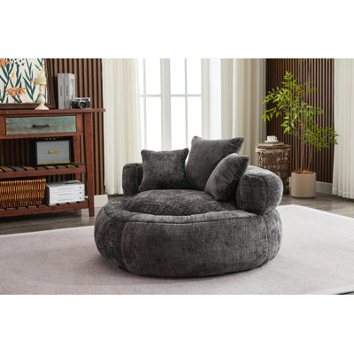 Fauteuil à billes rembourré en mousse confortable pour la détente, polyvalent pour une utilisation intérieure et extérieure