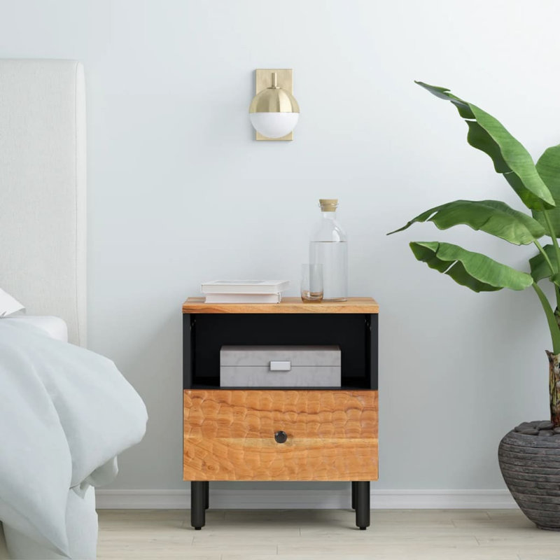 Beltz 40 cm W Iron Bedside Table