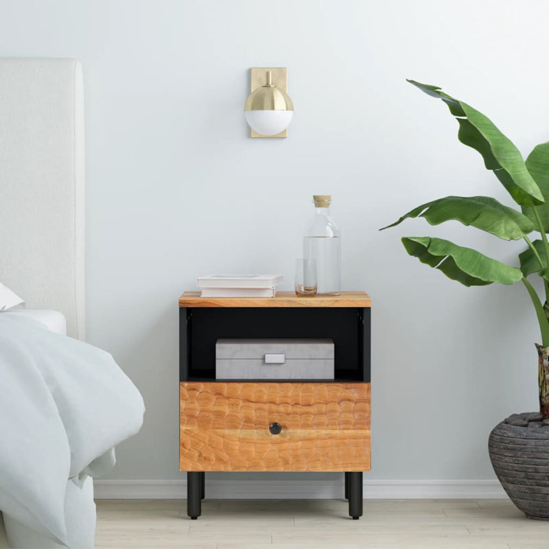 Beltz 40cm W Iron Bedside Table