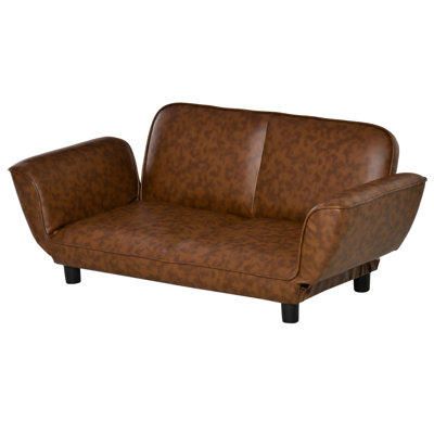 Foldable and Expandable Pet Sofa Bed with Comfortable Padding and Elevated Legs, Ideal for Pets of Medium and Large Sizes