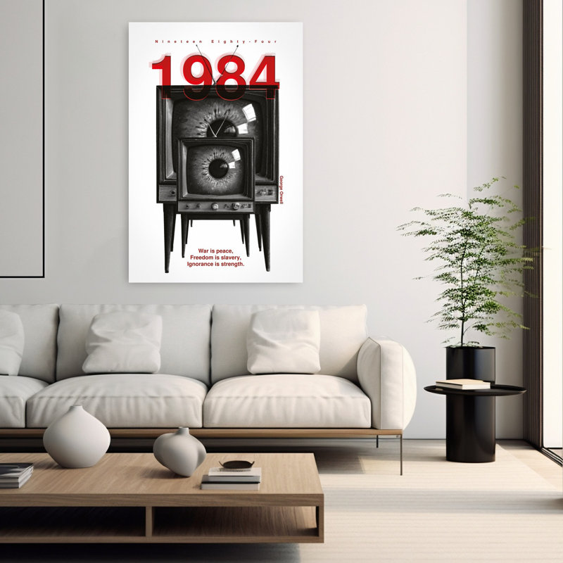 Art contemporain contemporain rétro audacieux, H 60 po x l 40 po