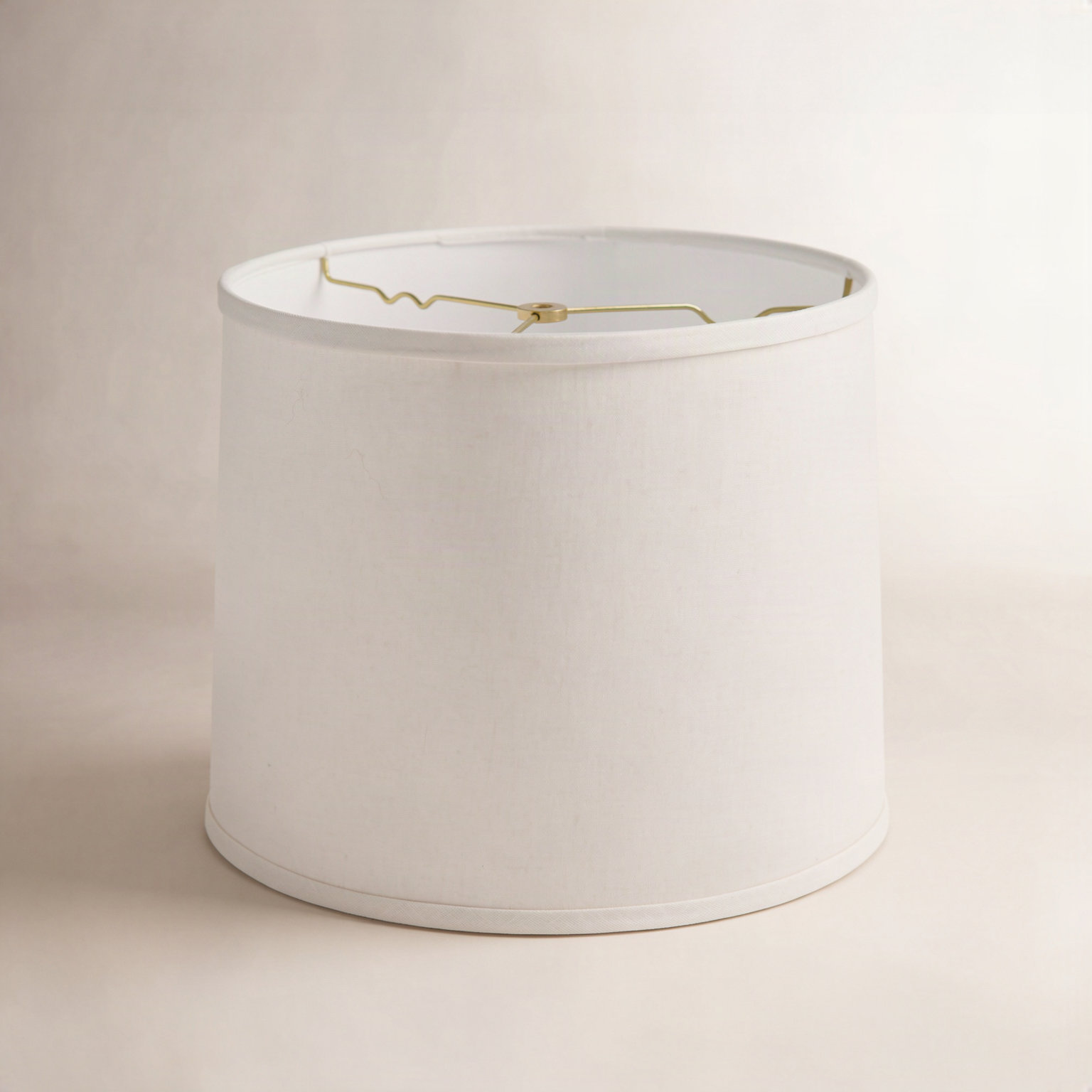 Drum Hardback Lamp Shade with Washer Fitter, 12" H x 18" W x 18" D