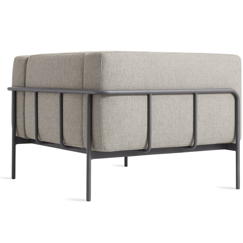 Cache Outdoor Lounge Chair, Sunbrella Charcoal