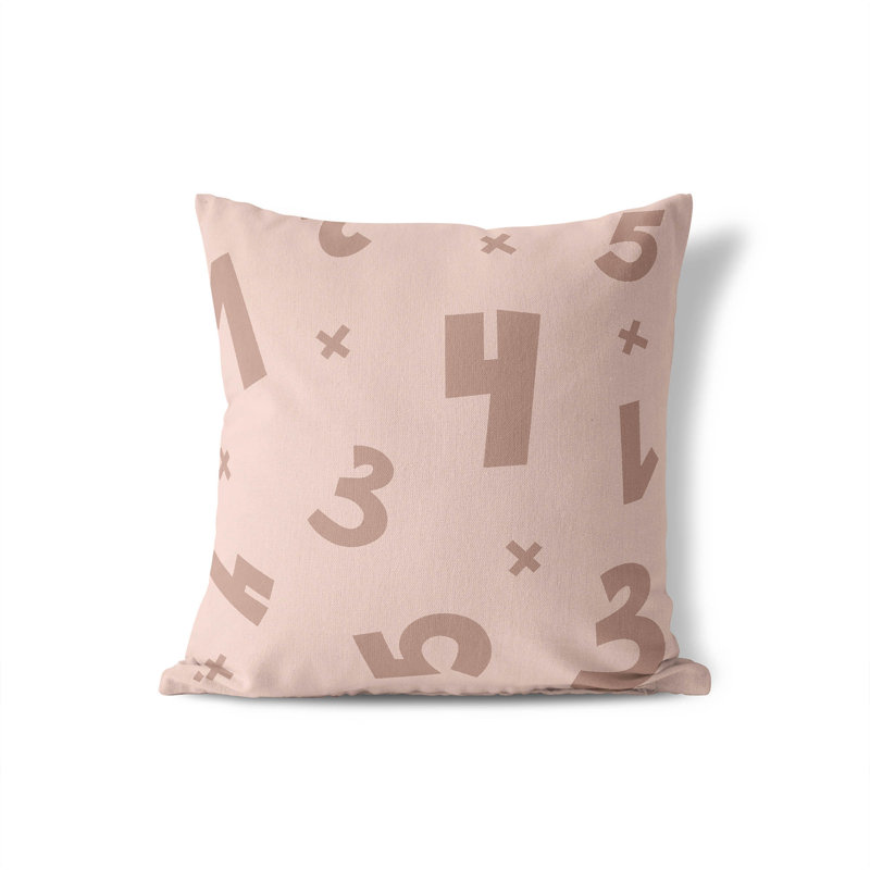 Coussin Numéros, H 20 po x l 20 po, Pêche