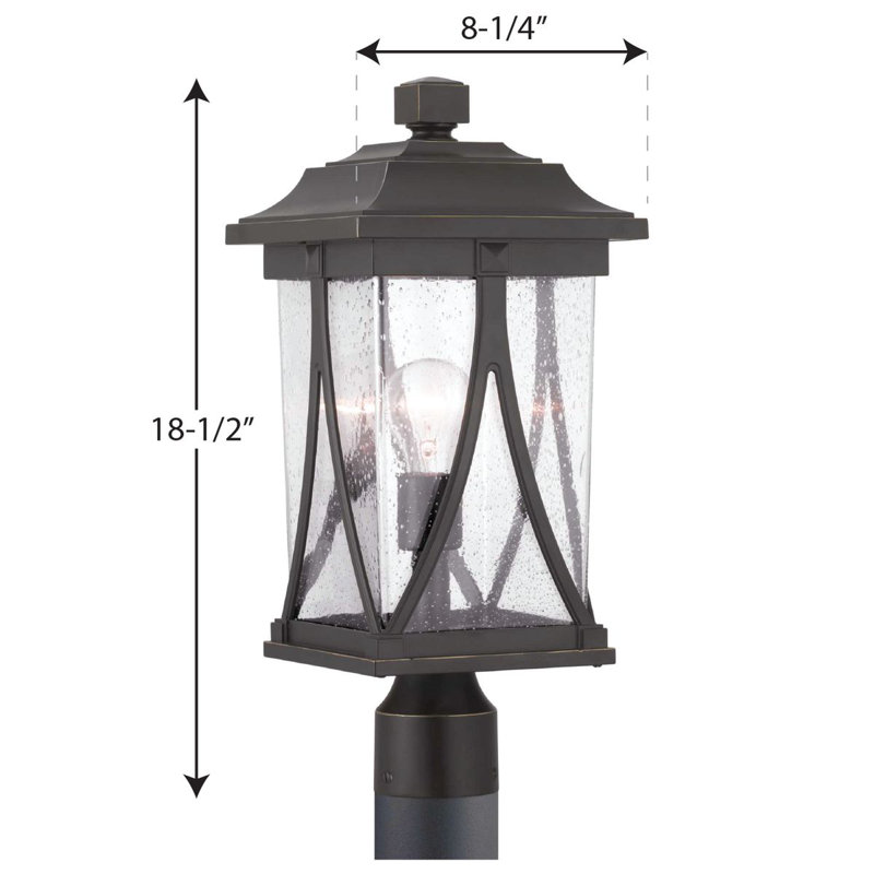 Seagraves Seeded Lantern Head, Antique Bronze