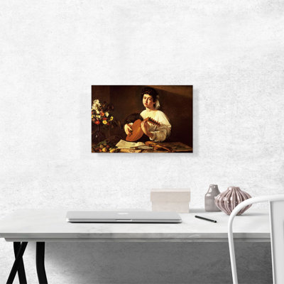 " The Lute Player 1595 " by Caravaggio Painting Print