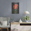 Art mural en métal «Peony» Lark Manor ™-658790914