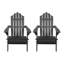 Chaise Adirondack pliable en bois massif Lilwenn-71034666