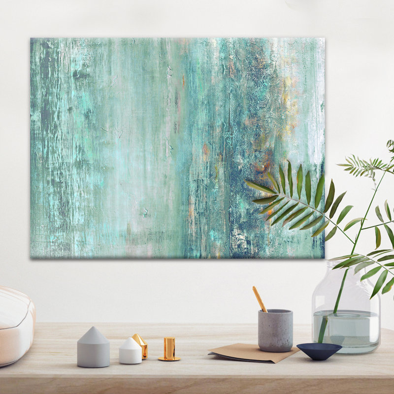 « Abstract Spa » par Tristan Scott - reproduction d'art graphique sur toile, Toile tendue, 20 po x 30 p