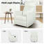Fauteuil inclinable manuel pivotant en similicuir Gemius-389530431