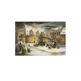 Scène bruck et sohn du calendrier de l'avent de la ville de meissen