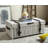 Sedona Wicker Storage Trunk, Rattan Coffee Table for Modern Home Organization, 19''H X 46''W X 24''D-927025252