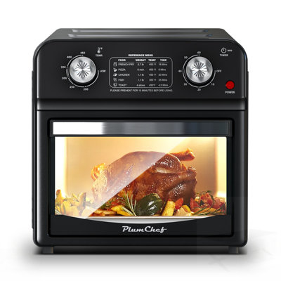 12.5 Quart 7-In-1 Convection Toaster Oven With 5 Pre-Set Menus For Roasting, Baking, Grilling, Broiling, Toasting, Dehydrating, And Defrosting