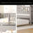 Twin Size Wood Daybed With Trundle And Fence Guardrails-371392718