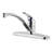 Kree Classic Collection 1 or 3 Hole Single Handle Kitchen Faucet with Swivel Spout - Chrome Polished-70095441